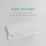100% Wool Comforter Summer Lightweight Duvet Insert Noiseless Pure Cotton Shell Comforter Temperature Regulation Breathable Comfortable Wool Bedding for Luxurious Sleep Queen Size Molithe