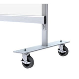Global Industrial 72"W x 72"H Mobile Clear Room Divider Global Industrial