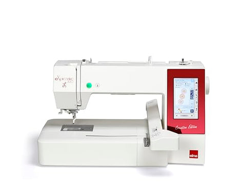 Elna eXpressive 830L Creative Edition computerized Embroidery-Only Machine with extra-large embroidery field 7.8" x 14.1", Superior Needle Threader, 4 Included Hoops, Thread Sensors and Thread Cutters Elna
