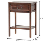 Christopher Knight Home Banks Acacia Wood Accent Table, Brown Mahogany Christopher Knight Home