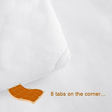 NTBAY Twin Comforter - Down Alternative Duvet Insert, All Season Bedding Quilted with Corner Tabs, Machine Washable, Soft Comforter Only, White NTBAY