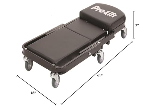 Pro-LifT C-9100 Black 40" Foldable Z Creeper (450 pounds) Pro-LifT