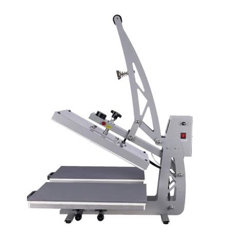 16" x 24" Auto-Open Dual Station Heat Press Machine, Semi-Automatic Magnetic Slide-Out Sublimation Transfer Printer with Threadable Lower Platen, 110V 2000W Yestar