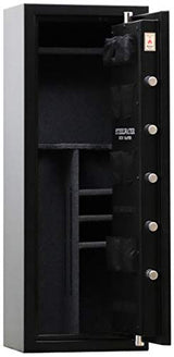 STEELWATER GUN SAFES New Improved E.M.P Proof, 16 Long Gun, 60 MInute Fire Protection, Auto LED LIghting, Dehumidifier, and Door Organizer kit, for Rifles, Pistols, and other valuables. AMEGS5922-EMP Steelwater Gun Safes