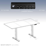 VIVO Electric 71 x 30 in Dual Motor Standing Desk, Memory Height Adjustment, E2B Series, Dark Walnut Top Black Frame, DESK-KIT-E2B7D VIVO