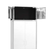 UltraHD Locking Steel Cabinet Stacker, Black 18" Wx36 Wx90.5 H Seville Classics