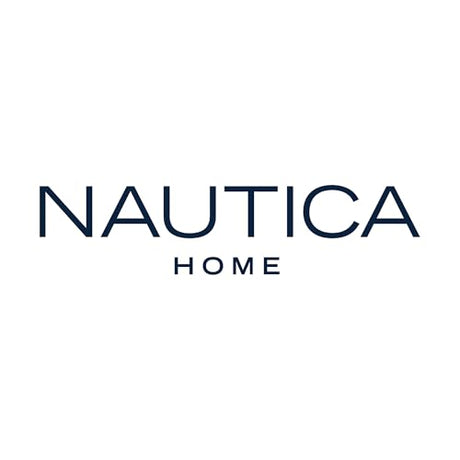 Nautica - Twin Fitted Sheet, Crisp Cotton Percale Bedding, Single Ply Woven, Lightweight for Year Round Use, Oeko-Tex Certified (Coleridge Stripe Red) Nautica