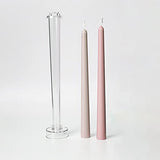 2Pack Candle Taper Mold 10.2 Inch Large Tapered Molds Candle Making Supplies Wedding Classic Dinner Candle Mold