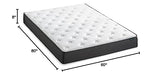 ZINUS 8 Inch Comfort Essential Pocket Spring Hybrid Mattress, Queen, Pressure Relieving Support, CertiPUR-US Certified, Mattress in A Box Zinus