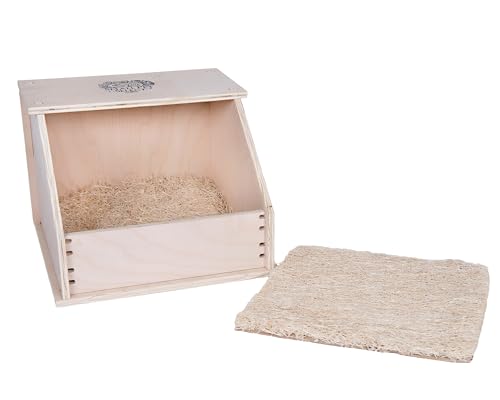 Small Pet Select - Chicken Nesting Box, 15x15x11, for Hens Laying Eggs, Wooden, Chicken Coop Nest Box, Made in The USA Small Pet Select