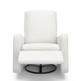 Graco Teddi Power Recliner Swivel Glider (Ivory Basketweave) – Electronic Power Recline, USB-A & USB-C Charger, Premium Cushioning & Comfort Graco