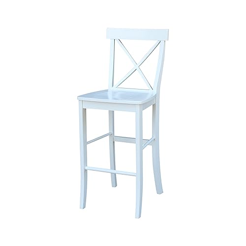 International Concepts X Back Stool Barstool IC International Concepts