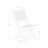 East West Furniture - DIFM5CWNA 5-Piece Mid Century Outdoor Table Set - A Mid Century Outdoor Table Oval Tabletop and 4 Patio Outdoor Chairs with Solid Back, Medium, Natural Finish East West Furniture