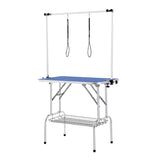 VEVOR Pet Grooming Table, 36 x 24 Inch with 2 Height Adjustable Arms, 330LBS Static Weight Capacity, Foldable Dog Groom Station with No-Sit Haunch Holder with Grooming Loop, for Medium and Small Dogs VEVOR