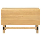 Merax Farmhouse Wood Extendable Dining Table with Drop Leaf for Small Places, Modern Freestanding Scalable Desk for Kitchen & Living Room, Natural Merax