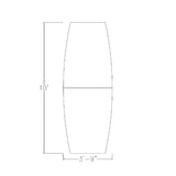 SKUTCHI DESIGNS INC. 10 Person Conference Table with T-Bases | Modular Boat Shaped Table | Harmony Series | 10 Ft | Maple SKUTCHI DESIGNS INC.