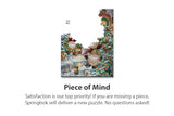 Springbok Gnome Village 500 Piece Holiday Jigsaw Puzzle- Made in The USA with Unique Precision fit Pieces for a Great Puzzling Experience Springbok