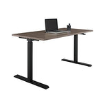Realspace® Magellan 60" W Pneumatic Height-Adjustable Standing Desk, Gray Realspace