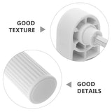 NAMOARLY 2pcs Manual Crank for Desk and Table, Replacement Crank Handle, High-Strength Silent Operation for Workbench Window and Standing Desk White NAMOARLY