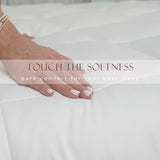 ACCURATEX Lightweight Duvet Insert King Size - Summer Bedding Comforter - 250GSM Filled Thin Duvet - Soft & Breathable, Quilted Comforters with 8 Tabs,White,King 104x90 Inches ACCURATEX
