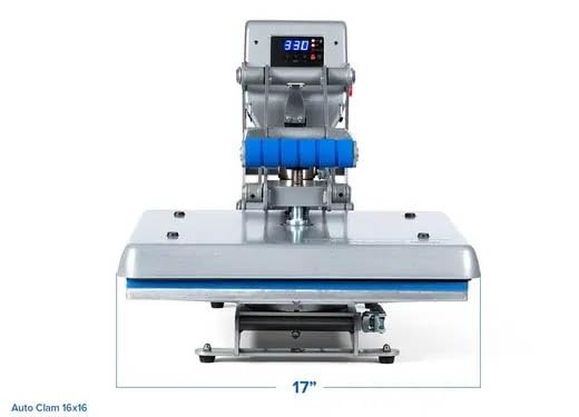 Stahls' Hotronix Auto Clam Heat Press 16"x16" - 110V: Professional Grade for Perfect Transfers Every Time. Experience Efficiency and Professional Results, Elevating Your Creations to The Next Level. Stahls'
