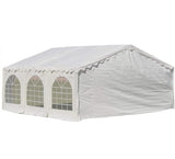 Delta 20'x20' Budget PE Tents Including 2 Free Bags for Parties, Outdoor Canopy Carpas para Fiestas, Wedding Party Tent with Waterproof Top & Removable Sidewalls for Patio Outdoor Events(B Model) DELTA