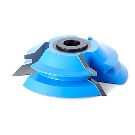 Amana Tool - 998 Carbide Tipped 3-Wing Lock Miter 45 Deg x 3-3/4 Dia x 1 2 & 3/4 Bore Amana Tool