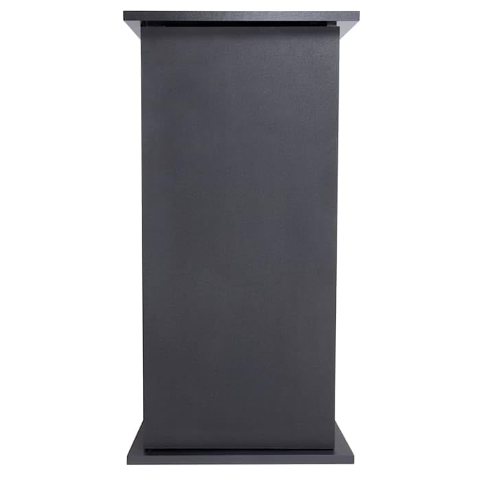 Aqueon Black Pedestal Aquarium Stand, 15" L X 15" W - WoodArtSupply