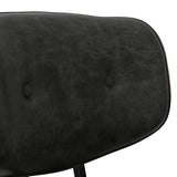 SIMPLIHOME Dax 22 Inch Wide Swivel Adjustable Executive Computer Bentwood Office Chair in Distressed Slate Grey, for The Office and Study Room SIMPLIHOME