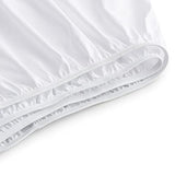 Manyshofu King Extra Deep Pocket Fitted Sheet Only - 1800 Thread Count Hotel Deep Fitted Sheet Up to 24 Inches Mattress, Pure White Bottom Sheet 18-24 Inch Microfiber Deep King Mattress Sheets Manyshofu