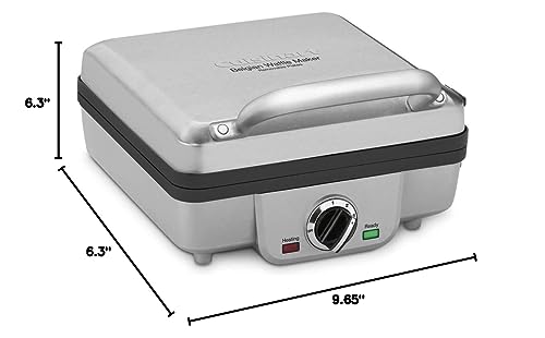 Cuisinart WAF-300P1 Belgian Waffle Maker with Pancake Plates, Brushed Stainless Cuisinart