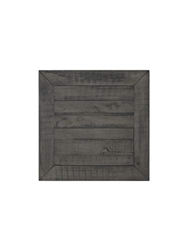 Martin Svensson Home Monterey Solid Wood End Table White with Grey Top Martin Svensson Home