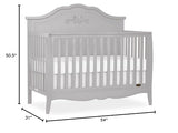 SweetPea Baby Jasmine 4-in-1 Convertible Crib Dream On Me