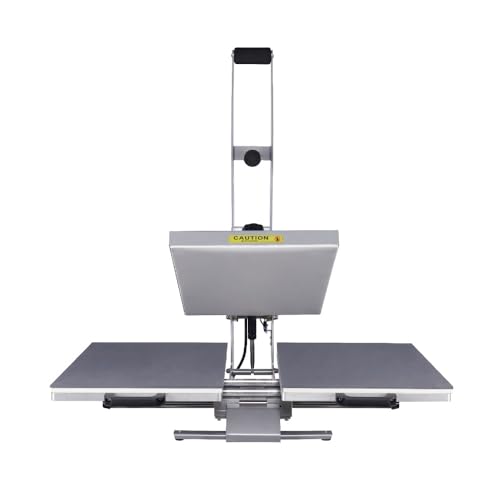 16" x 24" Auto-Open Dual Station Heat Press Machine, Semi-Automatic Magnetic Slide-Out Sublimation Transfer Printer with Threadable Lower Platen, 110V 2000W Yestar