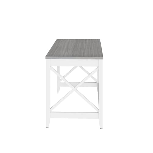Alera ALEWSF4824GY 47.24 in. x 23.62 in. x 29.53 in. Farmhouse Writing Desk - Gray Alera