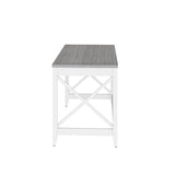 Alera ALEWSF4824GY 47.24 in. x 23.62 in. x 29.53 in. Farmhouse Writing Desk - Gray Alera