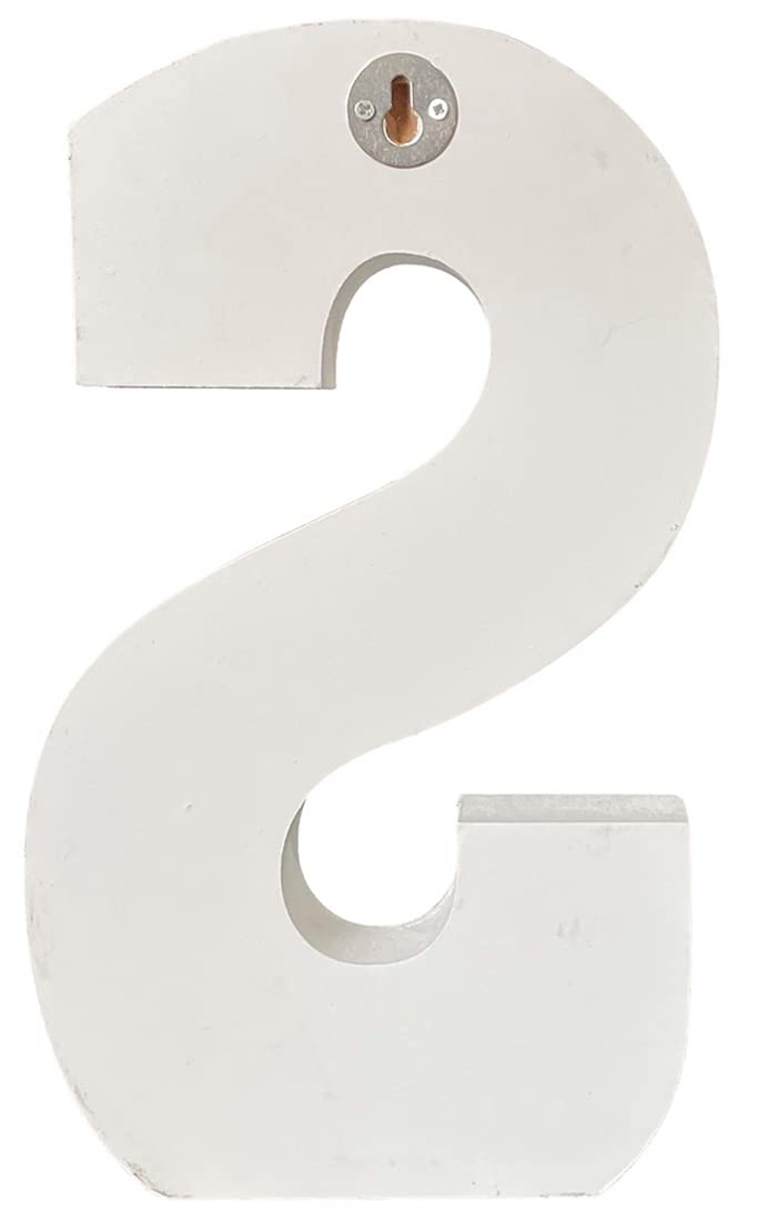 ABELOTS Distressed White Wash Wood Letter Decorative Signage, 10.0 x 5.91 inches, Love, Style S ABELOTS