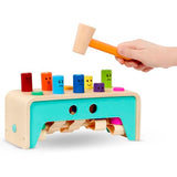 Battat – Wooden Hammer Toy For Kids, Toddlers – Pounding Bench With Pegs And Mallet – Colorful Developmental Toy – Pound & Count Bench – 1 Year + – Pound & Count Bench Battat