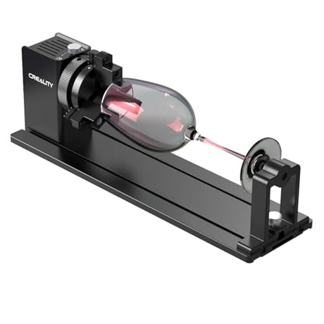 Creality Rotary Roller Pro, Laser Engraver Accessories 3-in-1 Kit for Falcon and Other Engraving Machines, Jaw Chuck for Glass, Cylindrical Objects, Ring, Cups, Pens Creality