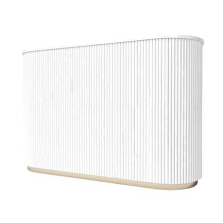 M2 Retail Modern Reception Desk with Counter, White Upgraded Front Counter Table for Beauty, Spa, Nail, Hair Salon, Lobby, 1500 * 600 * 1000mm(59 * 24 * 39'') M2 Retail
