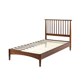 ZINUS Linda Mid Century Wood Platform Bed Frame, Solid Wood Foundation, Wood Slat Support, No Box Spring Needed, Easy Assembly, Twin Zinus