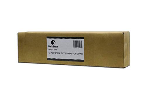 Dark stone DS12904 spiral cutterhead for Dewalt DW735 Planer (upgrade to 40 inserts) Dark stone