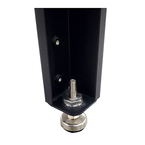 JessEm Strong, Manufactured in-House, Quality Finish and Easy to Assemble Steel Router Table Stand Logo in Red Satin Finish (Black) JessEm