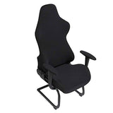 BTSKY Ergonomic Office Computer Game Chair Slipcovers Stretchy Polyester Covers for Reclining Racing Gaming Gaming Chair Black (No Chair) BTSKY