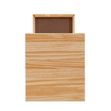 Linon Callie Multipurpose Six Drawer Natural Wood Rolling Storage Cart with Casters in Brown Linon