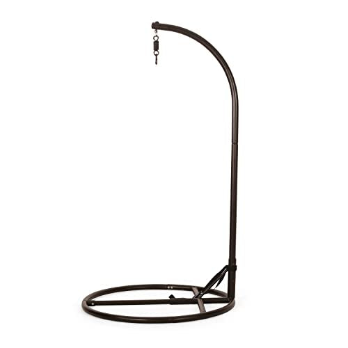 Christopher Knight Home CKH Wicker Tear Drop Hanging Chair, Brown