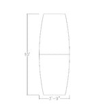 SKUTCHI DESIGNS INC. 10 Person Modular Conference Table with Metal Bases | Boat Shaped | Harmony Series | 10' | Black Cypress SKUTCHI DESIGNS INC.