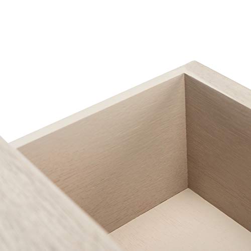 Safavieh Home Collection Tate Greige 2-Drawer Bottom Shelf Console Table Safavieh