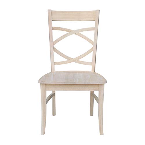 International Concepts Milano Chair, Unfinished IC International Concepts