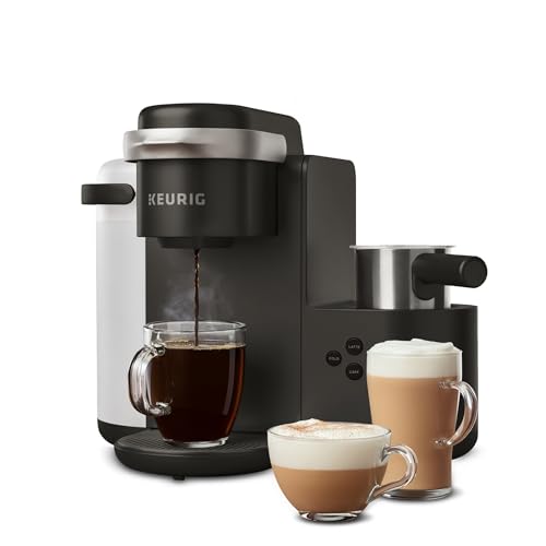 Keurig K-Cafe K-Duo Single Serve Coffee, Latte and Cappuccino Maker, Dark Charcoal